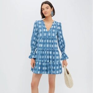 Tuckernuck | POMANDER PLACE | Ikat Kenzo Dress | Blue